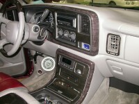 Another angle of the custom dash