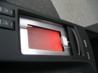 Custom iPod mounting and charging system
