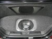 TREO SSi12 subwoofer with custom-trimmed trunk with illumination off