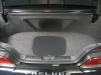 Trunk installation with 'stealth' trim panel installed