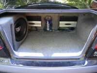 The completed trunk install