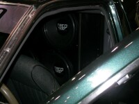 A parting shot of the four CSX15 fifteen inch SPL subwoofers